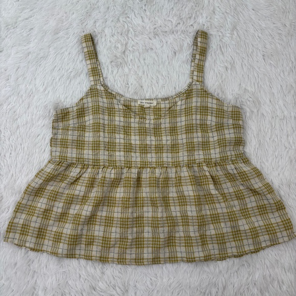 Blu Pepper Cropped Tank Size‎ Large - Picture 1 of 6